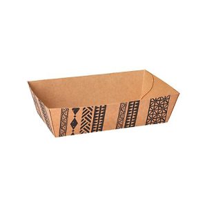Snacktrays Papstar Maori, Einweg, L 140 x B 105 x H 35 mm, zu 100 % biologisch abbaubar & aus FSC®-zertifizierter Pappe, braun, 400 Stück Snacktrays Papstar Maori, Einweg, L 140 x B 105 x H 35 mm, zu 100 % biologisch abbaubar & aus FSC®-zertifizierter Pappe, braun, 400 Stück