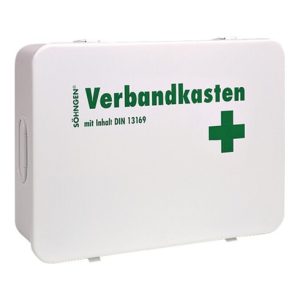 Söhngen Betriebsverbandkasten DIN13169 Oslo 350x250x100ca.mm Stahlblech Söhngen Betriebsverbandkasten DIN13169 Oslo 350x250x100ca.mm Stahlblech