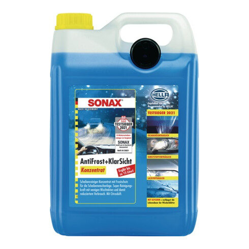 SONAX AntiFrost&KlarSicht Konzentrat 5 l für den Winter