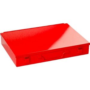Sortimentskoffer ADB, leer, 12-fache Einteilung, abschließbar, mit Griff, B 330 x T 230 x H 50 mm, Stahl & ABS-Kunststoff, verkehrsrot RAL 3020 Sortimentskoffer ADB, leer, 12-fache Einteilung, abschließbar, mit Griff, B 330 x T 230 x H 50 mm, Stahl & ABS-Kunststoff, verkehrsrot RAL 3020