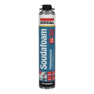 Soudal 1K Profi-Pistolenschaum Soudafoam Gun B2 champagner 750 ml