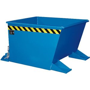 Späne-Kippbehälter SGU-RZ30, für Routenzüge, öl- und wasserdicht, 300 l, RAL 5012 lichtblau Späne-Kippbehälter SGU-RZ30, für Routenzüge, öl- und wasserdicht, 300 l, RAL 5012 lichtblau