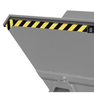 Späne-Kippmulde Bauer SKS 700, Stahl, orange, B 1345 x T 1200 x H 1275 mm, 700 l, bis 1000 kg, Rollen, Ablasshahn, Manuelle Kippvorrichtung Späne-Kippmulde Bauer SKS 700, Stahl, orange, B 1345 x T 1200 x H 1275 mm, 700 l, bis 1000 kg, Rollen, Ablasshahn, Manuelle Kippvorrichtung