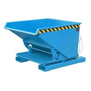 Spänebehälter für Gabelstapler, Typ S3S 600, blau RAL 5012 Spänebehälter für Gabelstapler, Typ S3S 600, blau RAL 5012