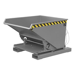 Spänebehälter für Gabelstapler, Typ S3S 600, grau RAL 7005 Spänebehälter für Gabelstapler, Typ S3S 600, grau RAL 7005