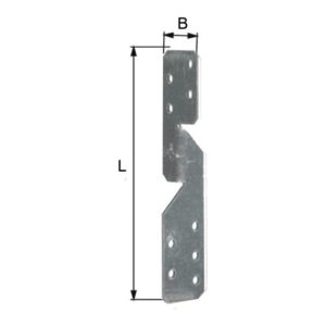 Sparrenpf.Ank.L/R 170x33x2mm GAH Sparrenpf.Ank.L/R 170x33x2mm GAH