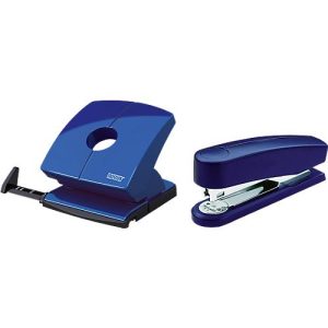 Sparset Novus Hefter B2 + Locher B 230, Heftleistung 25 Blatt, Lochleistung 30 Blatt, blau Sparset Novus Hefter B2 + Locher B 230, Heftleistung 25 Blatt, Lochleistung 30 Blatt, blau