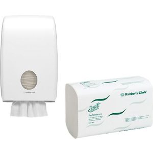 Sparset Scott Performance Interfold Falthandtücher, 30 x 212 St. + Gratis Spender Sparset Scott Performance Interfold Falthandtücher, 30 x 212 St. + Gratis Spender
