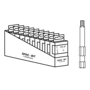 Spax Bit T-STAR plus T15 6,4 x 50 mm in der Dose Spax Bit T-STAR plus T15 6,4 x 50 mm in der Dose