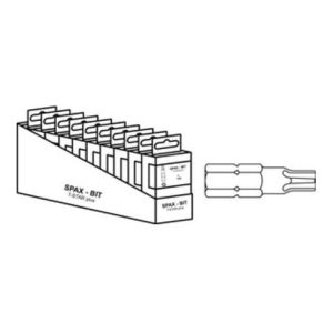 Spax Bit T-STAR plus T20 6,4 x 25 mm in der Dose Spax Bit T-STAR plus T20 6,4 x 25 mm in der Dose