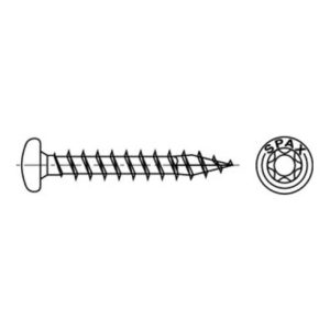 Spax Edelstahl 3,5 x 20 mm Halbrundkopf T-STAR plus Vollgewinde 4CUT Edelstahl rostfreiei A2 Spax Edelstahl 3,5 x 20 mm Halbrundkopf T-STAR plus Vollgewinde 4CUT Edelstahl rostfreiei A2