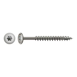 Spax Edelstahl 6 x 80 mm Tellerkopf T-STAR plus Vollgewinde 4CUT Edelstahl rostfreiei A2 Spax Edelstahl 6 x 80 mm Tellerkopf T-STAR plus Vollgewinde 4CUT Edelstahl rostfreiei A2