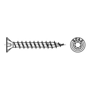 Spax Universalschraube 3 x 12 mm Senkkopf T-STAR plus Vollgewinde S-Spitze WIROX A3J Spax Universalschraube 3 x 12 mm Senkkopf T-STAR plus Vollgewinde S-Spitze WIROX A3J