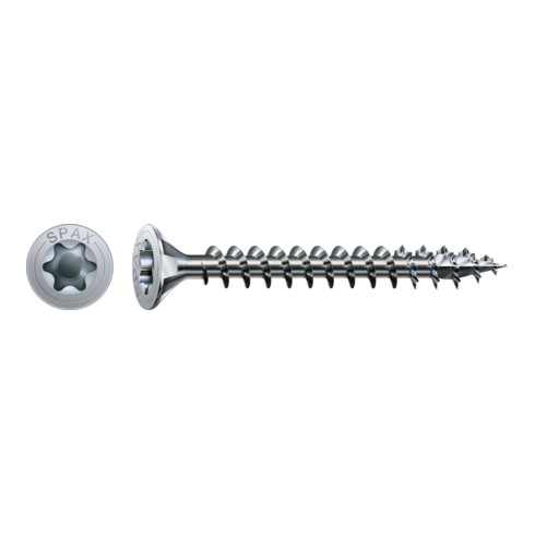 Spax Universalschraube 4,5 x 35 mm Senkkopf T-STAR plus Vollgewinde 4CUT WIROX A3J