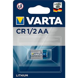 Spezial-Batterie Varta CR14250 Electronics, CR 1/2 AA, Lithium, 3 V, 970 mAh Spezial-Batterie Varta CR14250 Electronics, CR 1/2 AA, Lithium, 3 V, 970 mAh