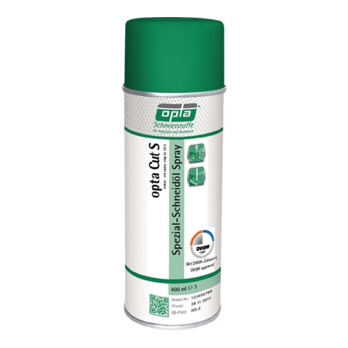 Spezialschneidöl Cut S DVGW 400 ml DVGW Spraydose OPTA