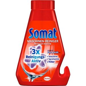 Spülmaschienenreiniger Somat, 3-fach-Aktivformel gegen Fett & Kalk, pflegt Maschieneninneres, Sprüharme & Filter, Flasche mit 250 ml Spülmaschienenreiniger Somat, 3-fach-Aktivformel gegen Fett & Kalk, pflegt Maschieneninneres, Sprüharme & Filter, Flasche mit 250 ml