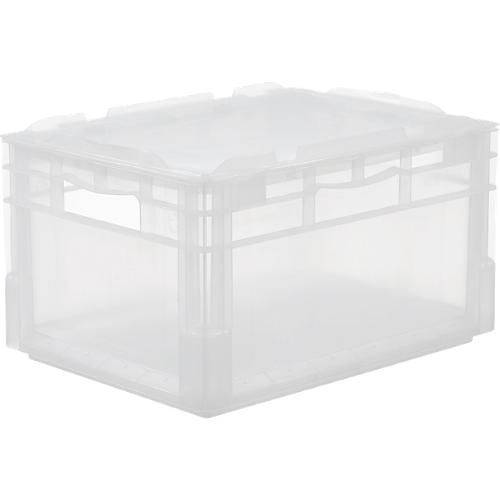 SSI Schäfer Euro-Box-Leichtbehälter ELB 4220 mit Deckel, Polypropylen, L 400 x B 300 x H 220 mm, 20,4 Liter, transluzent