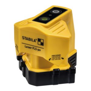 STABILA Bodenlinienlaser FLS 90 Reichweite 15 m mit Tasche, Zielplatte