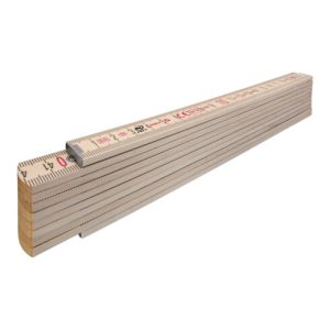 STABILA Holz-Gliedermaßstab Type 407 N, 2 m, naturfarben, metrische Skala, mit Winkelschema, PEFC-zertifiziert STABILA Holz-Gliedermaßstab Type 407 N, 2 m, naturfarben, metrische Skala, mit Winkelschema, PEFC-zertifiziert