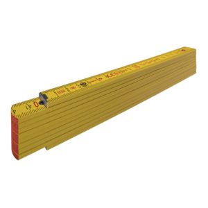 STABILA Holz-Gliedermaßstab Type 707, 2 m, gelb, metrische Skala STABILA Holz-Gliedermaßstab Type 707, 2 m, gelb, metrische Skala