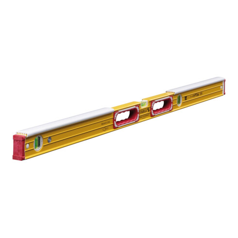 STABILA Wasserwaage Type 196-2 K 122 cm mit schlagfestem Klopfschutz