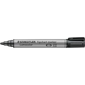 STAEDTLER Flipchartmarker Lumocolor schwarz, 2 mm, Rundspitze STAEDTLER Flipchartmarker Lumocolor schwarz, 2 mm, Rundspitze