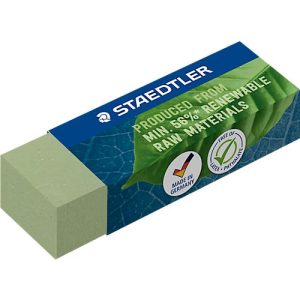 Staedtler Radiergummi 526 80-5, aus mind. 56% nachwachsenden Rohstoffen, mit Schiebemanschette Staedtler Radiergummi 526 80-5, aus mind. 56% nachwachsenden Rohstoffen, mit Schiebemanschette