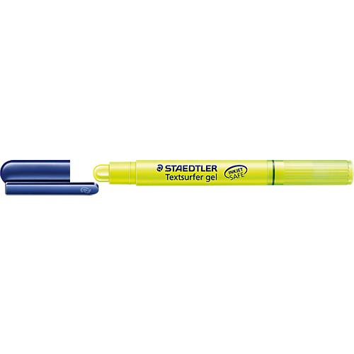 Staedtler Textmarker Gel, mit gelartiger Wachsmine, Minendurchmesser 9 mm, gelb