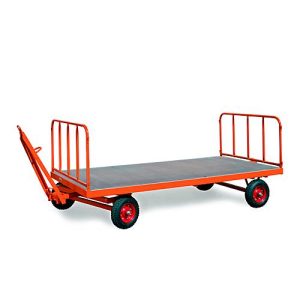 Stahlrohrwände für Schwerlast-Industrieanhänger, 750 mm hoch, 2 Stück Stahlrohrwände für Schwerlast-Industrieanhänger, 750 mm hoch, 2 Stück