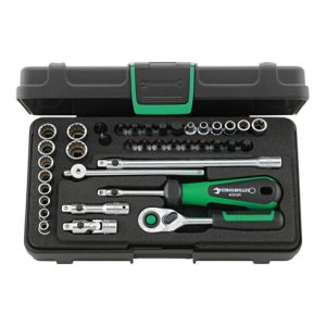 Stahlwille 1/4″ (6,3mm) Steckschlüssel-Garnitur 40D/40TX/44KTX/32/6QR 38tlg. Stahlwille 1/4″ (6,3mm) Steckschlüssel-Garnitur 40D/40TX/44KTX/32/6QR 38tlg.