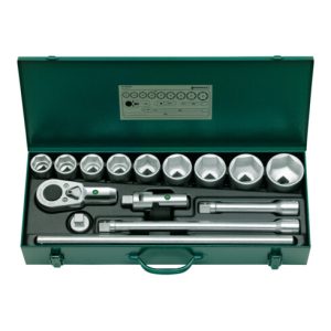 Stahlwille 3/4″ (20mm) Steckschlüsselsatz Nr.55/9/6 N 15tlg. Stahlwille 3/4″ (20mm) Steckschlüsselsatz Nr.55/9/6 N 15tlg.