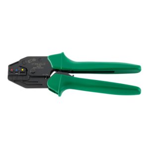 Stahlwille Aderendhülsenzange L.220mm Kopf brüniert Griffe m.Ku.Hülle Crimp Bereich rot = 0,5-1 (AWG 20-18) | blau = 1,5-2,5 (AWG 16-14) | gelb = 4-6 (AWG 12-10)mm² Stahlwille Aderendhülsenzange L.220mm Kopf brüniert Griffe m.Ku.Hülle Crimp Bereich rot = 0,5-1 (AWG 20-18) | blau = 1,5-2,5 (AWG 16-14) | gelb = 4-6 (AWG 12-10)mm²