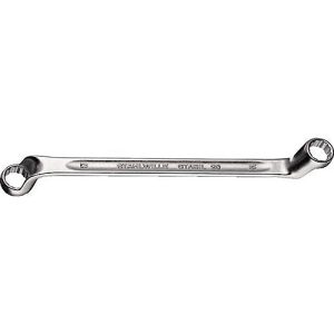 Stahlwille Doppelringschlüssel 20, SW 6 x 7 mm, Länge 165 mm, Chrom-Alloy-Stahl, tief gekröpft, Doppelsechskant mit AS-Drive-Profil Stahlwille Doppelringschlüssel 20, SW 6 x 7 mm, Länge 165 mm, Chrom-Alloy-Stahl, tief gekröpft, Doppelsechskant mit AS-Drive-Profil