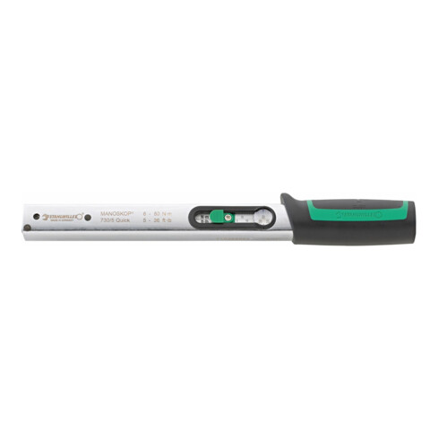 Stahlwille Drehmomentschlüssel MANOSKOP® Nr.730A/5 QUICK 6-50 N·m Wkz.Aufn.9x12mm