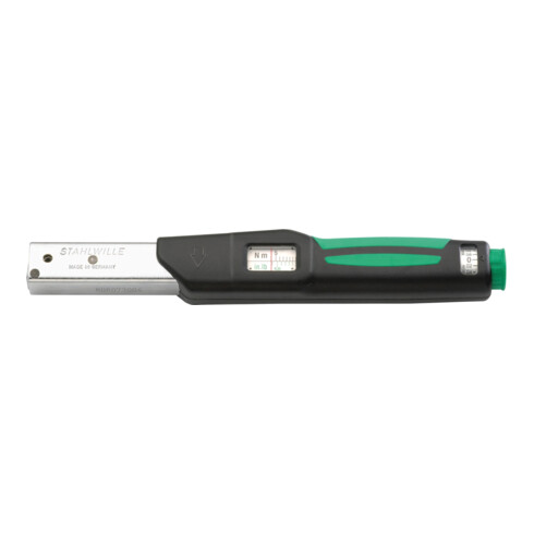 Stahlwille Drehmomentschlüssel Service MANOSKOP® m.Aufnahme f.Einsteck.Wkz. Nr.730N/2 4-20 NM 4-20 N·m Wkz.Aufn.9x12mm