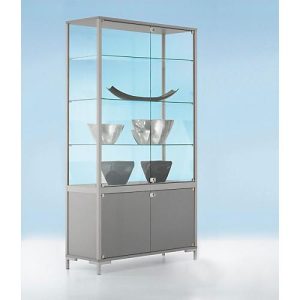Stand-Präsentationsvitrine, B 800 mm Stand-Präsentationsvitrine, B 800 mm