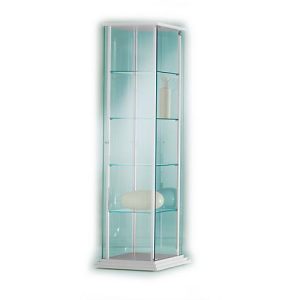 Stand-Präsentationsvitrine Forum III, B 510 x T 510 x H 1760 mm Stand-Präsentationsvitrine Forum III, B 510 x T 510 x H 1760 mm