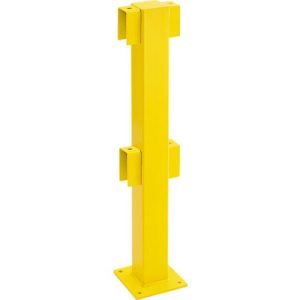 Standpfosten, Mitte, 1000 mm, beschichtet, gelb Standpfosten, Mitte, 1000 mm, beschichtet, gelb