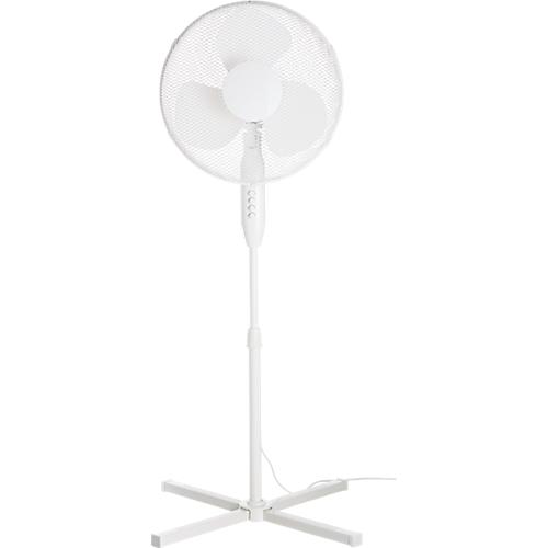 Standventilator, 3 Stufen, B 680 x T 680 x H 1090–1250 mm, weiß