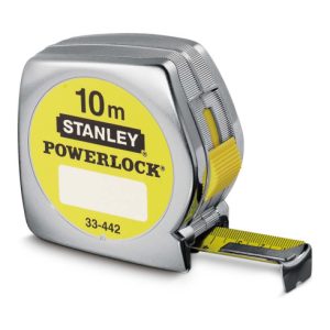 Stanley Bandmaß Powerlock Kunststoff 10m/25mm Stanley Bandmaß Powerlock Kunststoff 10m/25mm