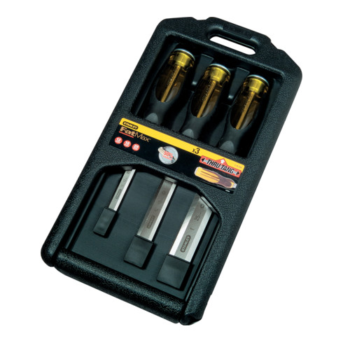 Stanley Stechbeitel FatMax im SB-Karton, Set 3-tlg.