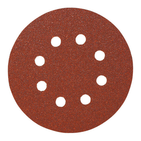 Starcke Papier-Klett-Schleifscheibe (A) Lochung 8fach,⌀ 125 mm, Körnung: 120