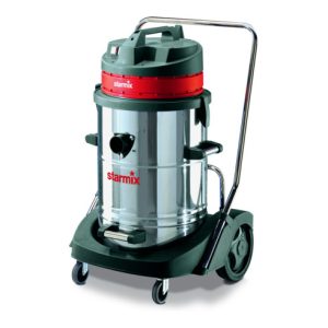 Starmix Spezial-Reinigungs-Sauger (Nass/Trocken) mit 78l Stahl-Behälter und 3 Motoren Starmix Spezial-Reinigungs-Sauger (Nass/Trocken) mit 78l Stahl-Behälter und 3 Motoren
