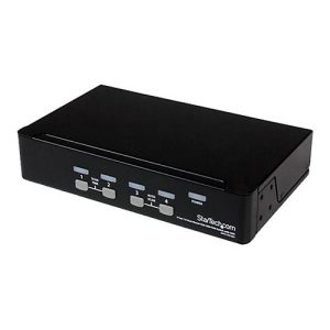 StarTech.com 4-Port USB KVM Swith with OSD – TAA Compliant – 1U Rack Mountable VGA KVM Switch (SV431DUSBU) – KVM-Switch – 4 Anschlüsse StarTech.com 4-Port USB KVM Swith with OSD – TAA Compliant – 1U Rack Mountable VGA KVM Switch (SV431DUSBU) – KVM-Switch – 4 Anschlüsse
