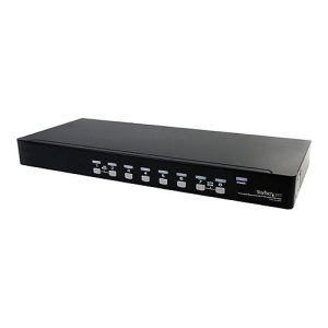 StarTech.com 8 Port Rackmount USB VGA KVM Switch – 8-fach VGA Umschalter mit Audio und OSD (On-Screen-Display) – KVM-/Audio-Switch – 8 Anschlüsse StarTech.com 8 Port Rackmount USB VGA KVM Switch – 8-fach VGA Umschalter mit Audio und OSD (On-Screen-Display) – KVM-/Audio-Switch – 8 Anschlüsse
