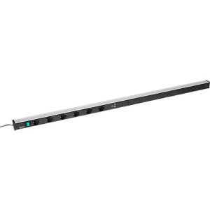 Steckdosenleiste Treston 1700, 6-fach, 2 x USB-A, An/Aus-Schalter, 4,5 m langes Kabel, 16 A/250 V, B 1700 x T 44 x H 52 mm, Aluminium Steckdosenleiste Treston 1700, 6-fach, 2 x USB-A, An/Aus-Schalter, 4,5 m langes Kabel, 16 A/250 V, B 1700 x T 44 x H 52 mm, Aluminium