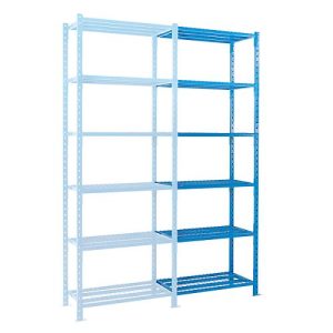 Steckregal-Anbaufeld, m. 6 Drahtgitterböden, B 1260 x T 600 x H 3000 mm Steckregal-Anbaufeld, m. 6 Drahtgitterböden, B 1260 x T 600 x H 3000 mm