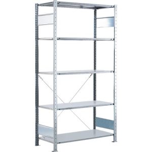 Steckregal MULTIplus150 Express, 5 Fachböden, Tragkraft 150 kg/Boden, Feldlast 1300 kg, B 1000 x T 500 x H 2000 mm, Stahl Steckregal MULTIplus150 Express, 5 Fachböden, Tragkraft 150 kg/Boden, Feldlast 1300 kg, B 1000 x T 500 x H 2000 mm, Stahl