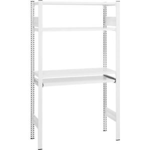 Steckregal ORDO Home, Grundregal, 3 Fachböden, multifunktional, mobil, B 1060 x T 435 x H 1750 mm, verkehrsweiß RAL 9016 Steckregal ORDO Home, Grundregal, 3 Fachböden, multifunktional, mobil, B 1060 x T 435 x H 1750 mm, verkehrsweiß RAL 9016